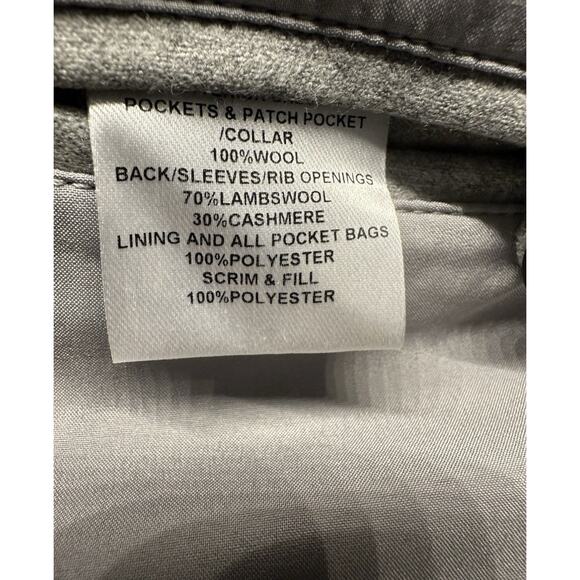 Peter Millar Alpine Wool Hybrid MF24XZ54 Men's Gray Cardigan Jacket Size XL $895 - Picture 7 of 9